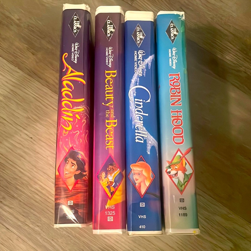 Disney Black Diamond Classics Edition VHS Tapes LOT
